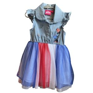 3T Minnie Mouse Patriotic Dress